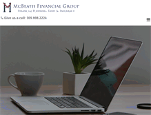 Tablet Screenshot of mcbeathfinancialgroup.com